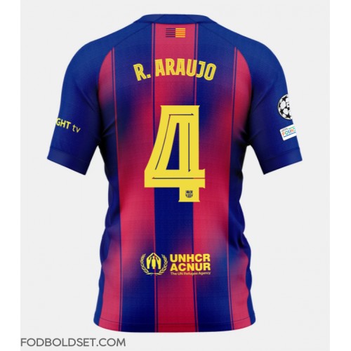 Barcelona Ronald Araujo #4 Hjemmebanetrøje 2025-26 Kortærmet